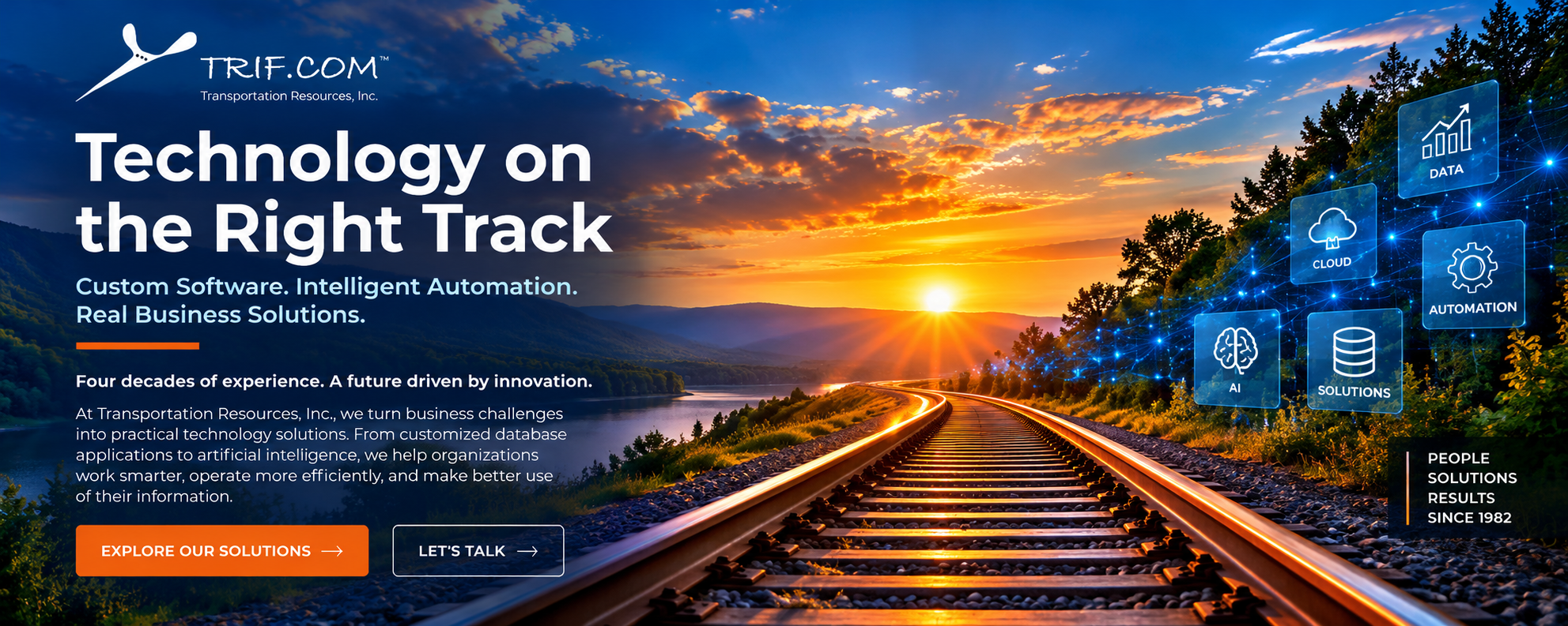 Technology on the Right Track - Transportation Resources, Inc.