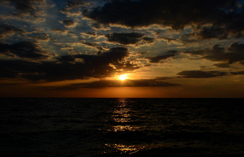 Clouds at dusk